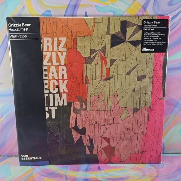 Grizzly Bear - Veckatimest Exclusive Edition Orange & Pink Colored Vinyl 2LP - Picture 2 of 2